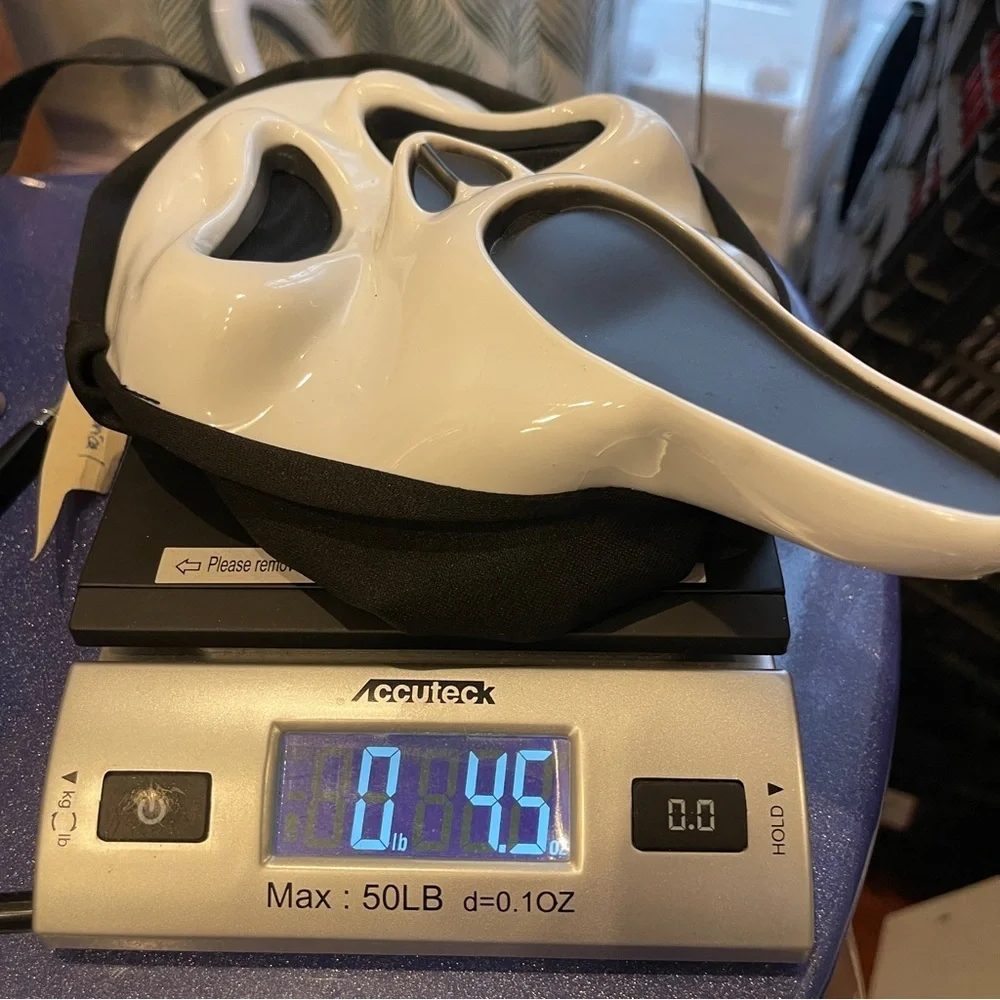 Scary Ghost Face Costume - Black and White